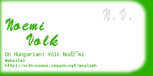 noemi volk business card